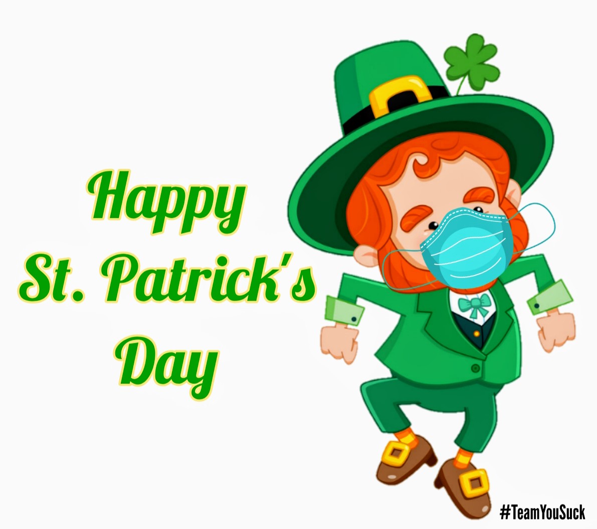 itstheworstshow's tweet photo. 🍀
#HappyStPatricksDay 
#SocialDistancing 
#MachineLearning 
#TeamYouSuck
#Comedy
#Ai https://t.co/dlHNbaxjxS