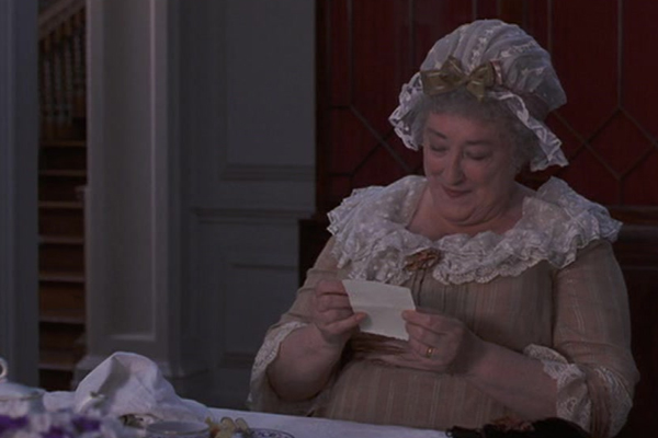Mrs. Jennings - Delivers things to those self-isolating, gossips to everyone about what she's dropped off and for whom.