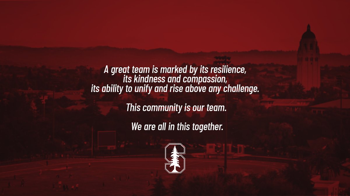 To our #StanfordFamily ❤️