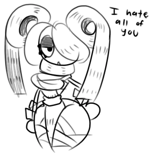 A good while ago in my server we were messing around and i ended up drawing a few dumb looking designs, including...... toilet paper, girl, centipede, and best of all, literally nothing. 