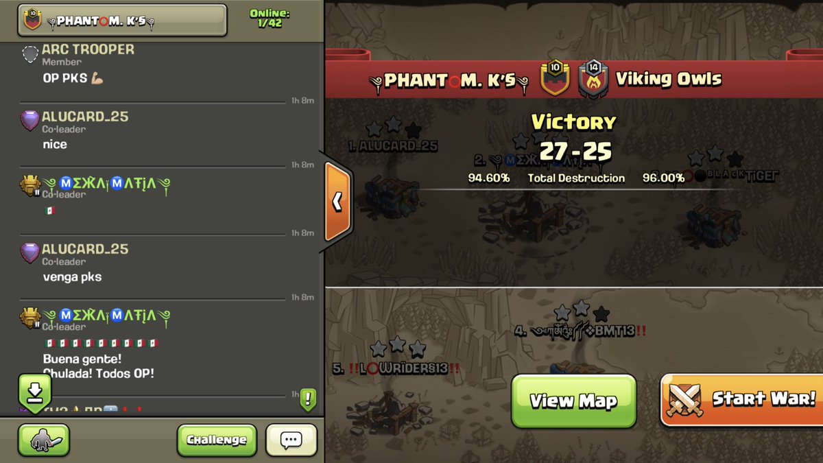 Campeones del torneo <a href="/ClashCompanyF/">CCF</a>  🌋🤙🙏😎
Modalidad: Amber 
GG : Viking Owls
En los ganes celebramos y en las derrotas aprendemos! Gracias por el apoyo de los que permanecen en PKS tirando leńa como siempre!! 🔥🤙