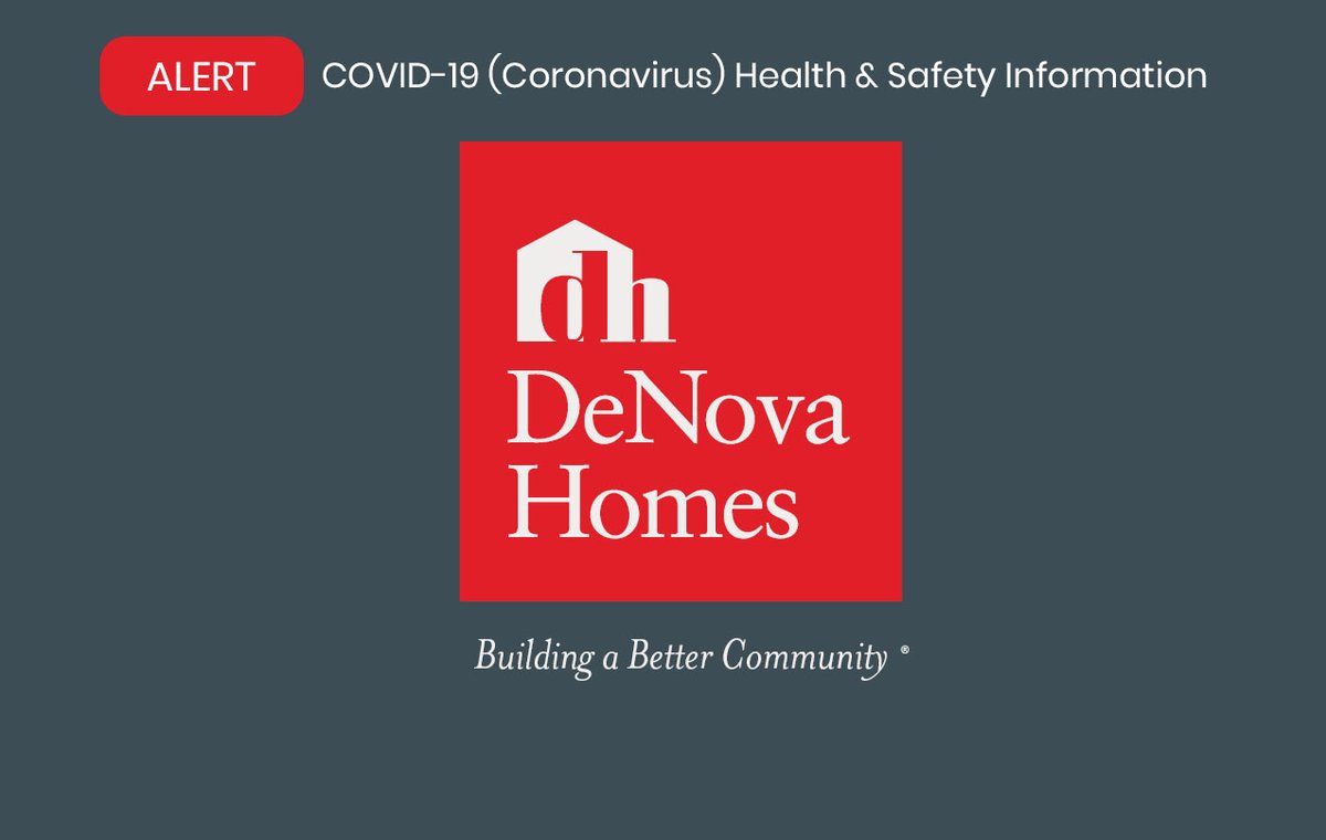 In the midst of the recent Coronavirus (COVID-19) Public Health Announcements, and 6 Bay Area county Shelter in Place, please click the link below to see the adjustments to our Community Sales Center operations.

denovahomes.com/covid-19/