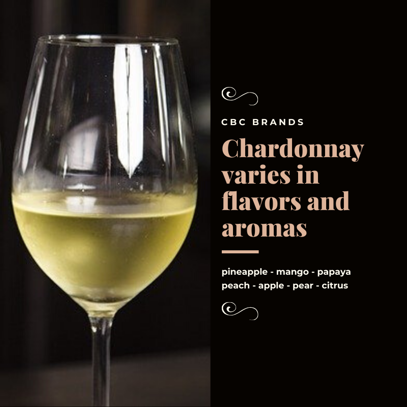 cbc_brands's tweet photo. Wine fact: Chardonnay isn't always the buttery, oaked wine some assume. Based on the region and the winemaker's style, Chardonnay flavors can vary from tropical (pineapple, mango, and papaya) to citrus and fruit notes such as apple, pear, and peach. https://t.co/ttMOAw2lmz