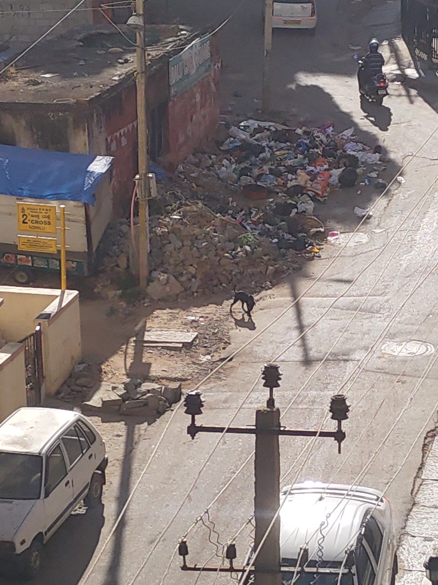 scmandanna's tweet photo. @BBMP_MAYOR Sir, my tweets of nine days has not got your attention.Ward 88  (Kodihalli) has a series of black spots. Seek your attention to direct officials to remove them.Our calls result on clearance.Pic (near govt school) is a collection of 3 days garbage. https://t.co/5gUlSNsC7t