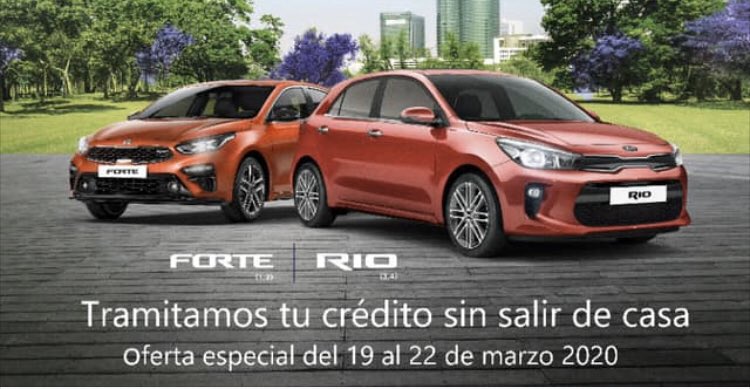 Estrena un KIA, sin salir 😍
-Tramita tú crédito sin salir de casa.
Pregunta por nuestras promociones especiales, del 19 al 22 de marzo.

📞55) 4774-3100 
📱 55 6853- 2582