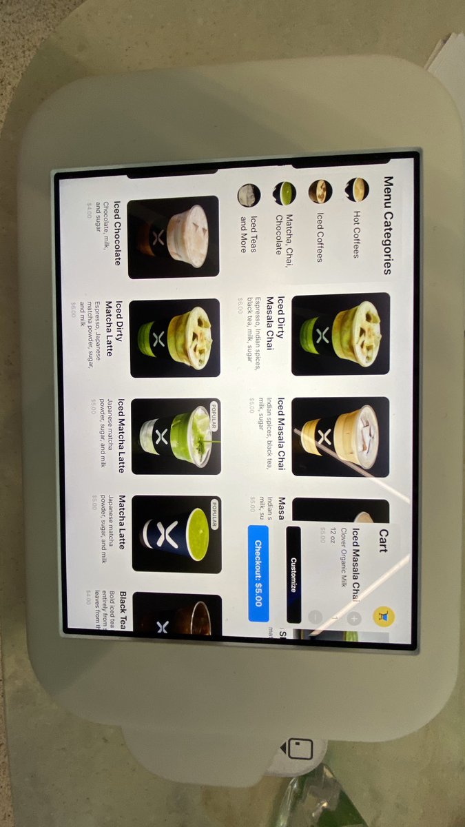 rwang0's tweet photo. MyPOV: look mom! No humans with #coronavirus. Full automation. No strikes. No contaminants. No HR issues. 24-7.
Robotic baristas @flySFO
#autonomousdecade https://t.co/zTqCSrnk7A