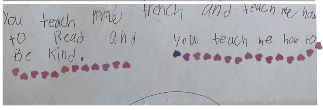 mmedare's tweet photo. Oh my heart. A letter I received from a student before Spring Break. This is our ultimate goal as teachers ❤️🤗 @SD41marlborough @burnabyschools #bekind https://t.co/8uRqFT8FQg