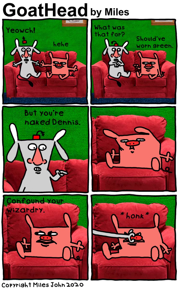 GoatHead Episode 68: Green Day
#GoatHead #Webcomic #Webcomics 