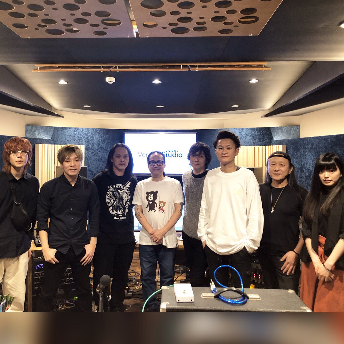 BaritonistTokyo's tweet image. おはようございます。
昨日は渋谷の #versionstudio  で最高のドラム、ベース、ギタートラックをレコーディングさせてもらいました！
今日も引き続きボーカル、コーラス、SakuraCasterをいれ入れて行きたいと思います(^_−)−☆