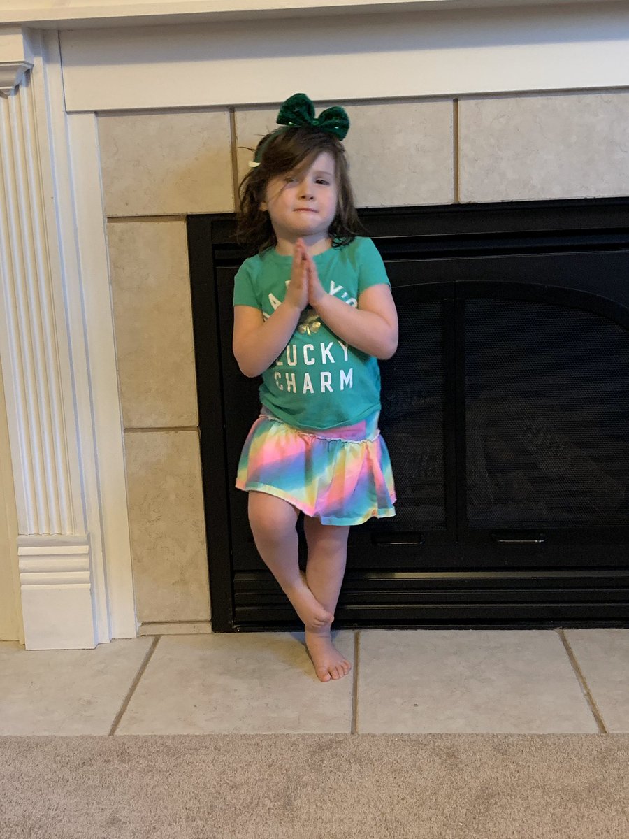 drnickdamico's tweet photo. #DadOutLoud Quarantine Day 2... one lucky #GirlDad Happy St Patrick’s Day! https://t.co/L8BTFAtyBT