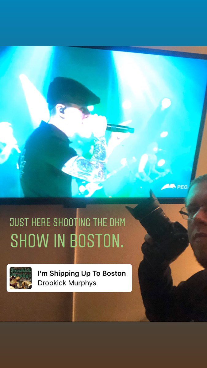 mediabydiggz's tweet photo. Just shooting the @DropkickMurphys show in Boston. When shows are canceled you gotta do what ya gotta do. #demoncrewworking #dropkickmurphys #hellentertainment #2020stpattysday https://t.co/c9O6X6dCqo