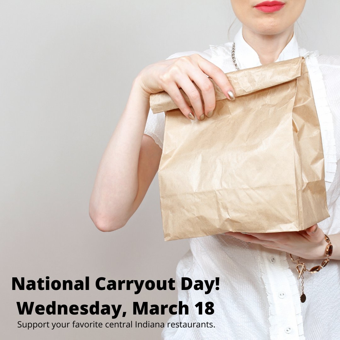 susdeckermedia's tweet image. Let's celebrate the newly created #NationalCarryoutDay on Wednesday, March 18.
The holiday was created after EatertainMint Events partnered with Food &amp;amp; Beverage Magazine and Food + Travel.

Let's support Indy restaurants by adopting #NationalCarryOutDay!
bit.ly/2QplkQC