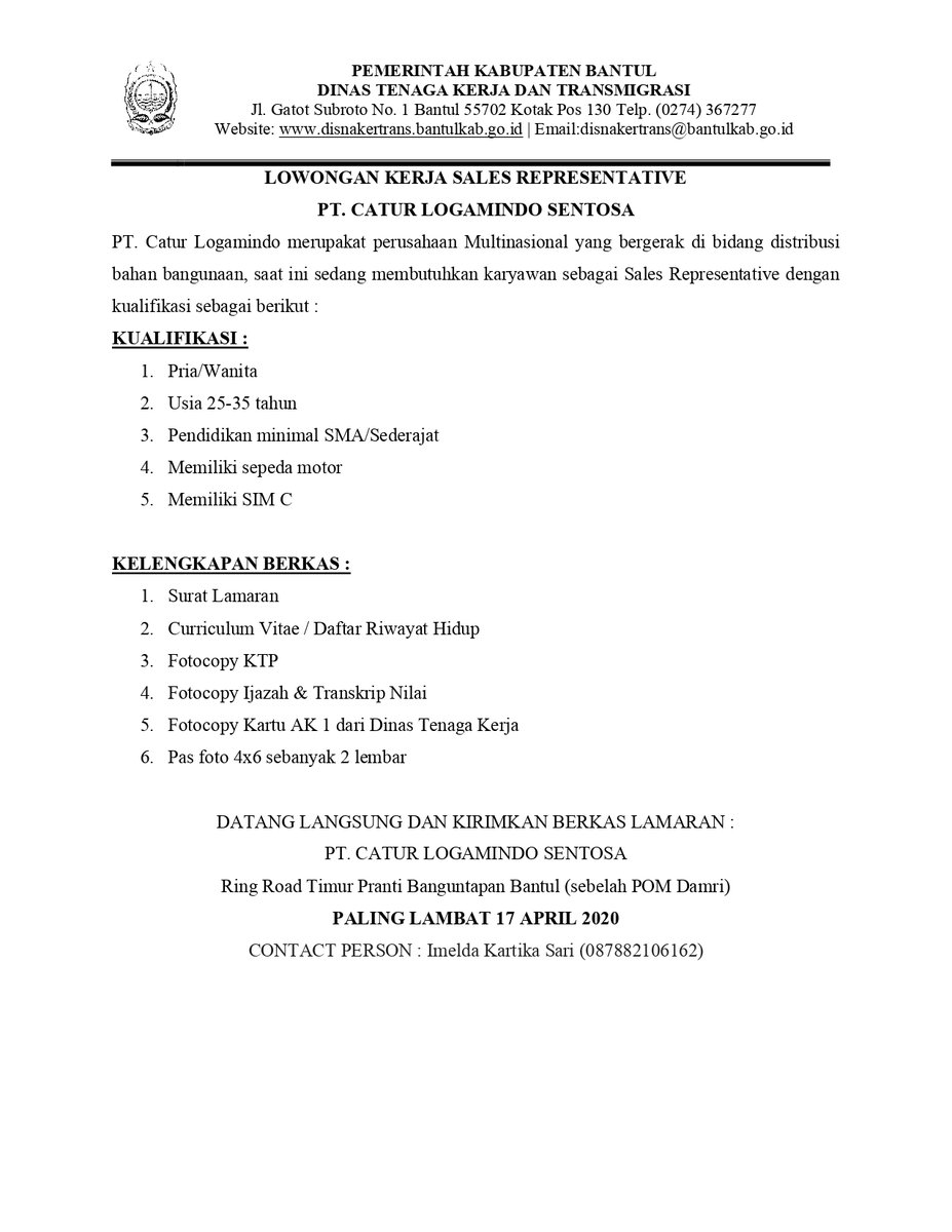 Pt Indomarco Prismatama Contoh Surat Lamaran Indomaret