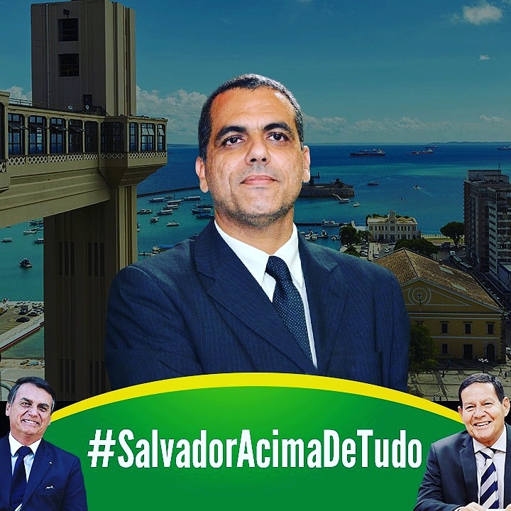 ElMarriachi43's tweet photo. Salvador terá candidato bolsonarista, sim. @cezarleiteofc @GeneralMourao @levyfidelix @jairbolsonaro @prtboficial #Salvadoracimadetudo #CL28 https://t.co/qv8VpmJa9p