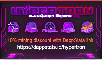 davie_jaymie's tweet image. 383.27481 TRX from HyperTron was used to feed DappStats.
dappstats.io/hypertron