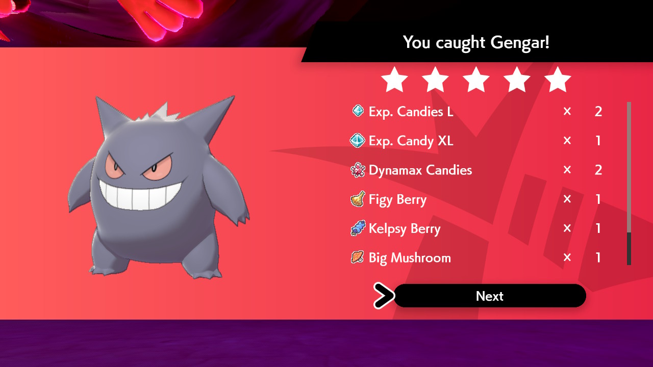 Dontae M! (Swordtee40) on X: FINALLY got Shiny Gigantamax Gengar! And it  wasn't even a rare Max Raid battle!  / X