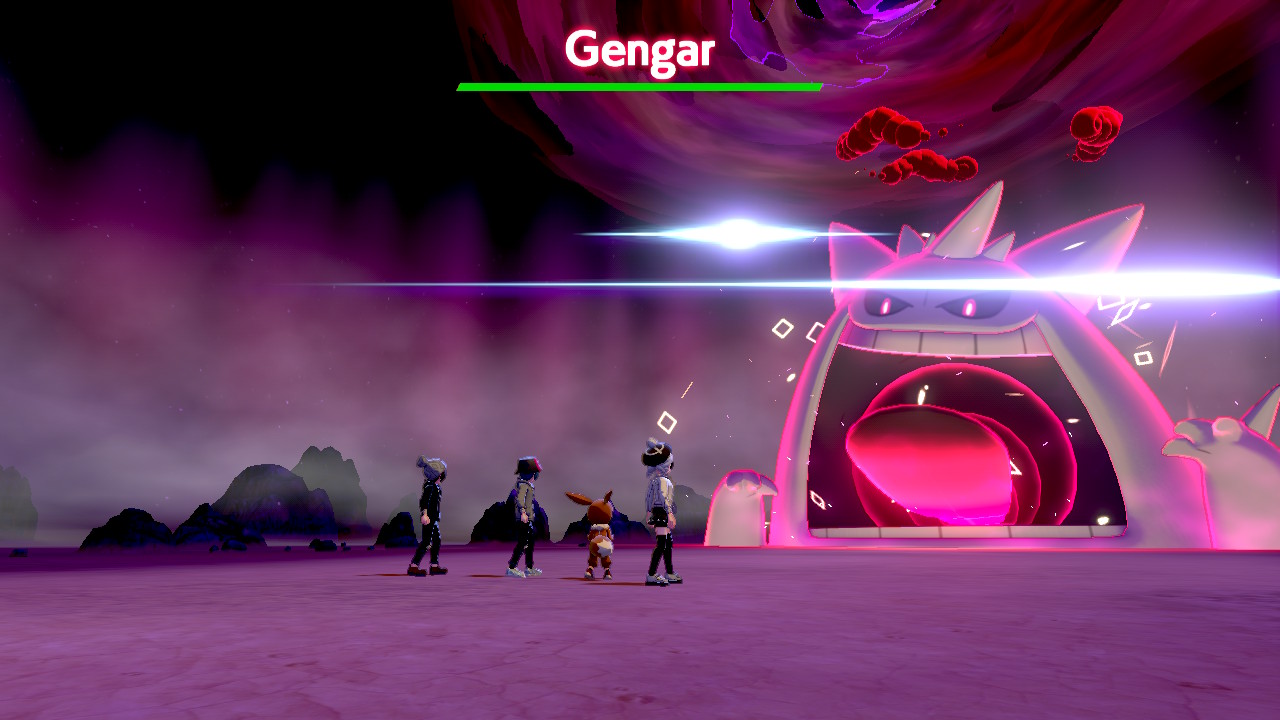 SHINY Gigantamax Gengar in Pokemon Sword and Shield 