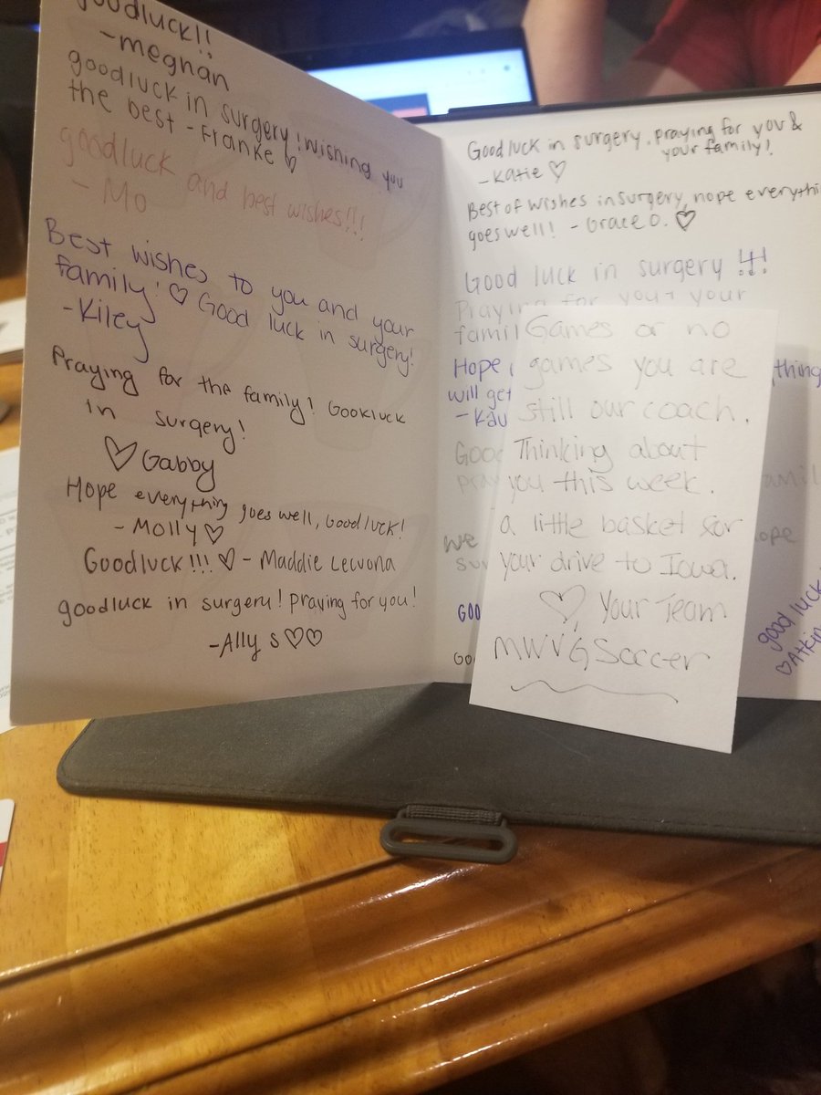 Girls...I don't know what to say.  Darn it! You made me cry.  Not allowed!  Love all of you and thank you!  It's gonna be good.  Jordan is stronger than her stature suggests. Trust me!  She's a former Wildcat for goodness sake! I pray we get to play. This is why. #wildcatstrong