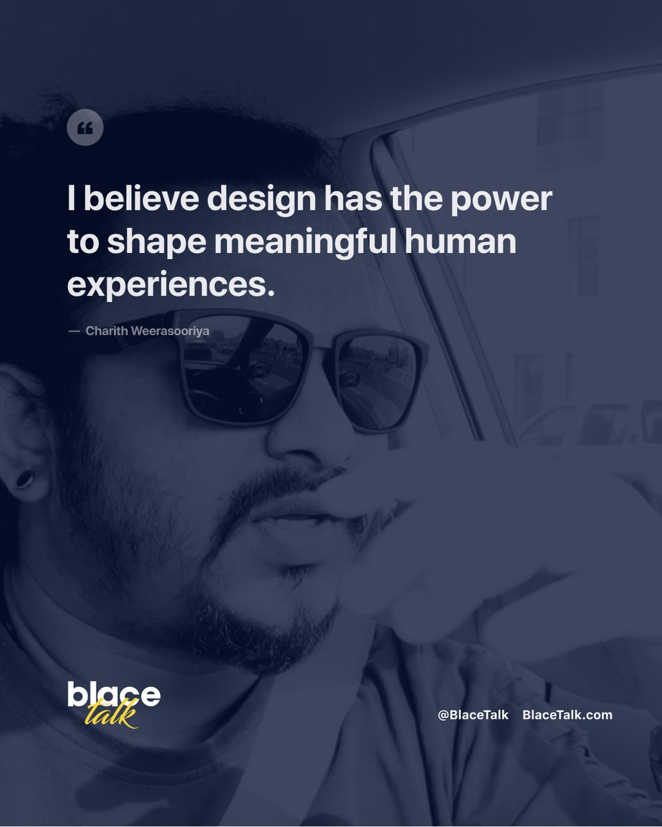 blacetalk's tweet photo. I believe design has the power to shape meaningful human experiences. – Charith Weerasooriya 

#blacetalk #blaceblog #quoteoftheday #quotess #quotelife #quotestoinsprire #quotestoday #quotes #motivationalquotes #motivation #inspiration https://t.co/toLL5ywRRR