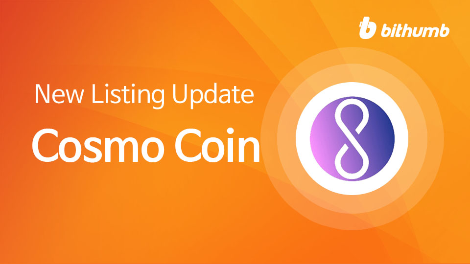 BithumbOfficial's tweet photo. $COSM will be listed on Bithumb today!
Welcome @Cosmochain🥳🎉
In order to celebrate our new listing,
we will run '13.8 Million Airdrop Event'
For more details >> https://t.co/eTECpTMZfC
#Bithumb #Crypto #Cryptocurrency #Airdrop #COSM #CosmoCoin https://t.co/J6l7dIeQNk