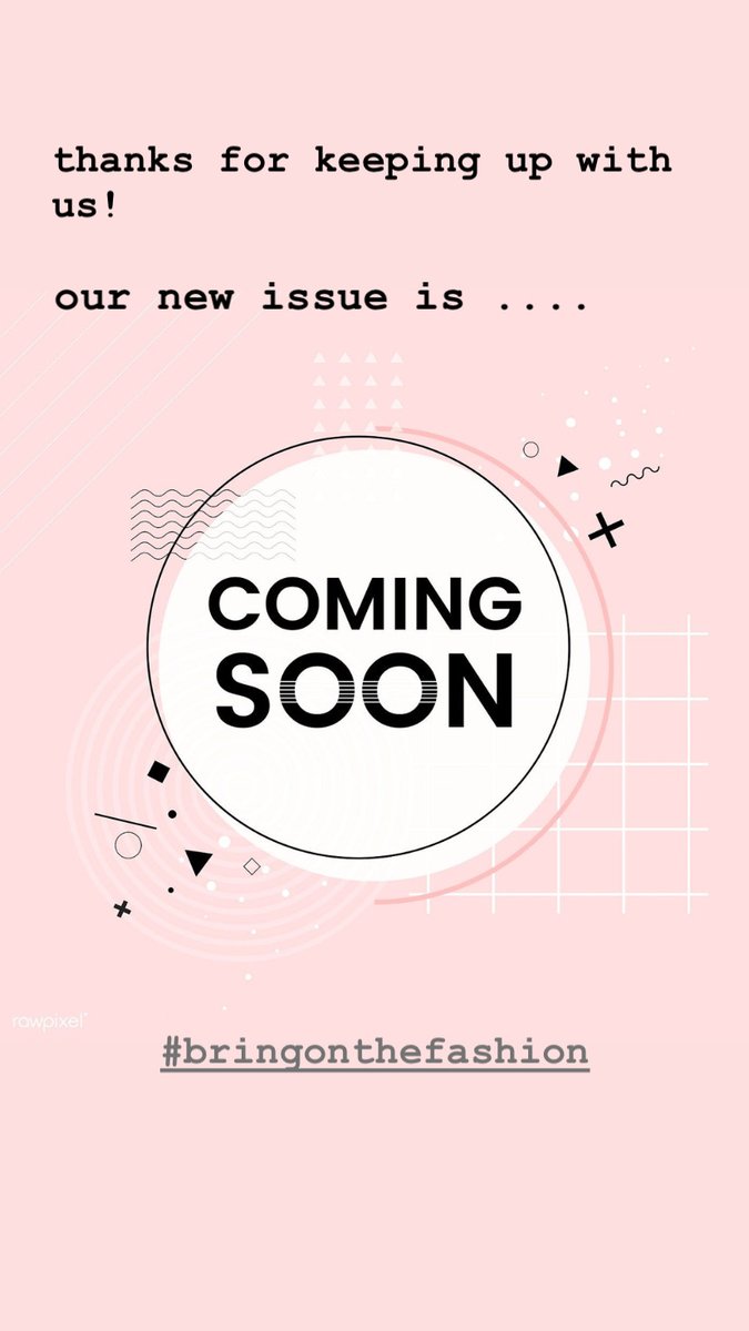 GET EXCITED! Our amazing new issue is coming out soon! Thank you for keeping up with our posts, we can't wait for you to see our new work! #springhassprung #bringonthefashion #fastfashionfacts