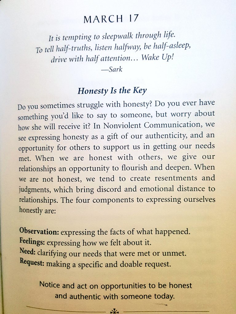 TrueNorthHouse's tweet image. #NonviolenceForCommunication (a way of speaking that takes judgment out of communication, by stepping away from the right/wrong square, and stepping into an empathic circle)

#PeacefulLiving (3/17)

#NV4C🙏💜😎