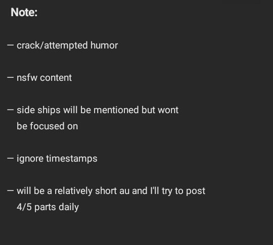 note: