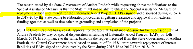 Why did the previous Tdp Govt agree to Spl. package in lieu of Special Catg. Status ?Feb'19RS-Q&A-vijay sai reddy ,expainsWhat Ap got (TDP time) http://loksabhaph.nic.in/Questions/QResult15.aspx?qref=1692&lsno=17+ http://loksabhaph.nic.in/Questions/QResult15.aspx?qref=5109&lsno=17టీడీపీ gov spl packageకు ఎందుకని ఒప్పుకుంది ?(వివరాలు Pic 1-4)1