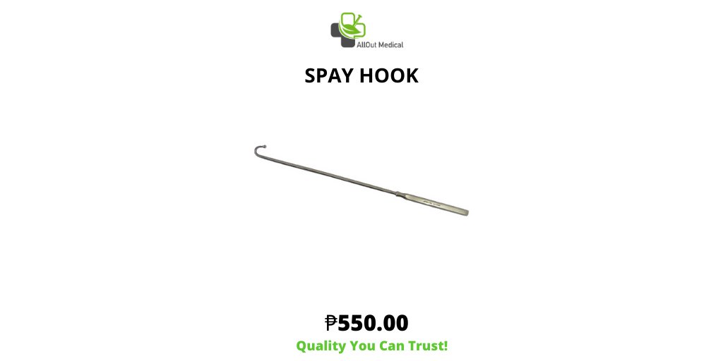 AlloutMedical's tweet image. SPAY HOOK 💥
🌟Follow @alloutmedical for more insights 🌟
•
•
•
For Detail‼
🌐 Web: alloutmedical.com
💻 Email: sales@alloutmedical.com
☎ Number: (+63 927 29 59088) (+63 966 9740055)
#spayhook #instruments #medicalinstruments #metzenbaumscissorcurved #scissorcurved