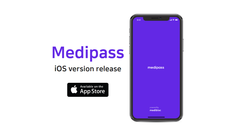_MediBloc's tweet photo. 📮MediBloc releasing MediPass App for iOS🎉
You can download the MediPass app by searching for ‘MediPass’ in Korean in the App Store.
Read the full announcement 👇
https://t.co/f9XqQQpUwI
Take me to the Appstore! 👍https://t.co/CmpfUo9v87 https://t.co/v4NLlYxFxa