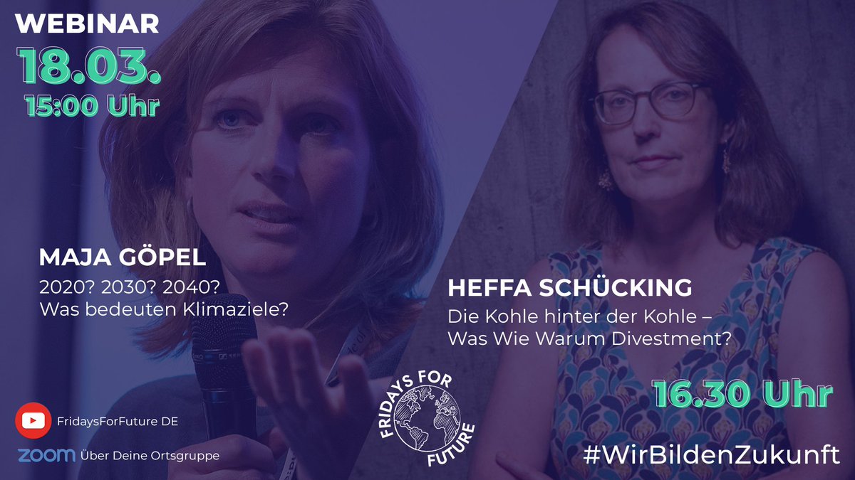 "Ihr wollt doch nur Schule schwänzen"
"Wartet mal auf die Ferien"
"Euch interessiert das Thema doch gar nicht"

Wir: *nutzen aktuelle unterrichtsfreie Zeit, um online Klimabildung zu leisten*

Alle Infos gibts jetzt auf unserer Website FridaysForFuture.de! #WirBildenZukunft