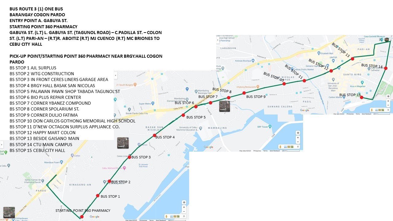Cogon Pardo Cebu City Map The Freeman On Twitter: "Look: (Batch 1 Maps) Routes Of Buses That Will Be  Deployed In Cebu City To Help Commuters During Community Quarantine. The  Buses Will Travel From 6Am-10Am And From