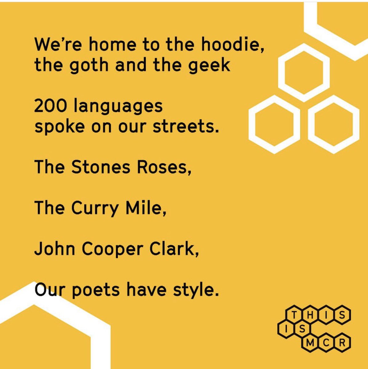 thisismcrawards's tweet image. Sending 💛 from TIMA to all across hospitality, Ents, arts, travel &amp;amp; everyone in #Manchester. 
To business’s, colleagues, families, friends, we all stand together &amp;amp; in true northern grit &amp;amp; spirit, we will get through this &amp;amp; come out stronger.  The Mancunian Spirit is World Class!