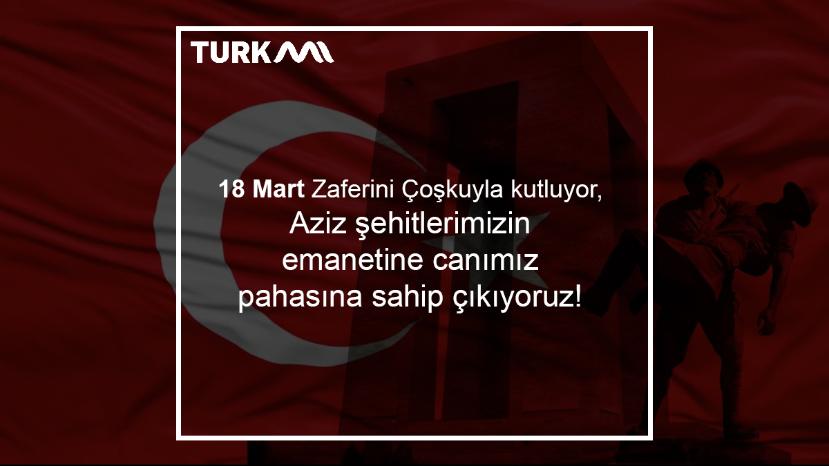 18 Mart Çanakkale Zaferi ve Şehitleri Anma Günü’nde Gazi Mustafa Kemal Atatürk’ü ve bu vatan için canını veren tüm Mehmetçiklerimizi saygı ve minnetle anıyoruz. 

#18martçanakkalezaferi