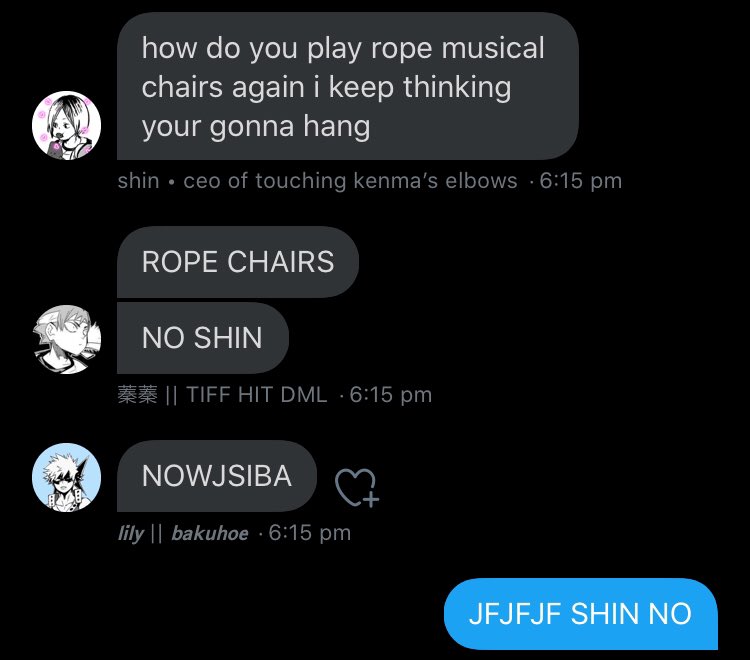 going to lily’s van to play musical chairs and shin-