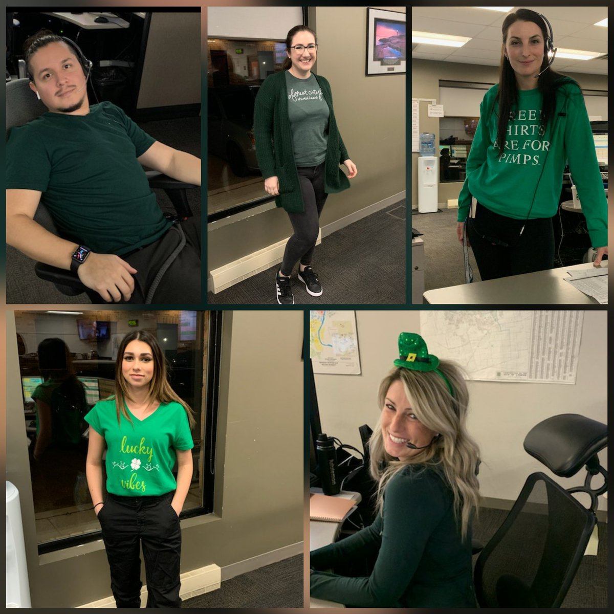 Jojotaytay1's tweet photo. Our London CACC team knows how to brighten a room! #caccONT #StPatricksDay #londoncacc https://t.co/X9tXIhQWvz