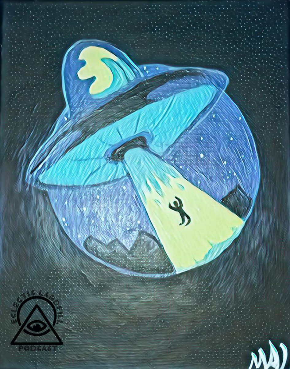 Stay weird #ufo #paranormal #paranormalart #malone #landfilllife