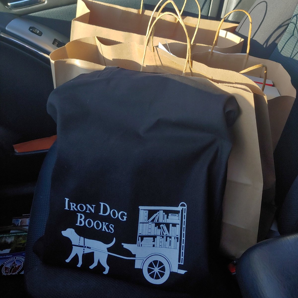 IronDogBooks's tweet image. Out for deliveries! Please see irondogbooks.com to browse our inventory and/or send orders to requests@irondogbooks.com