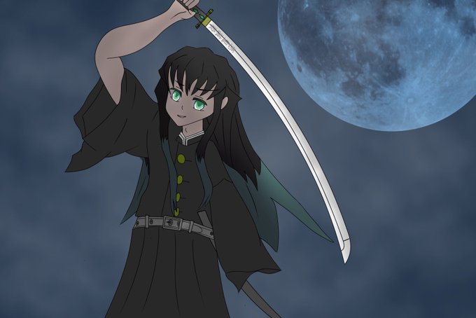 世良幸嗣さんがTwitterに投稿した時透無一郎(鬼滅の刃)のイラスト。