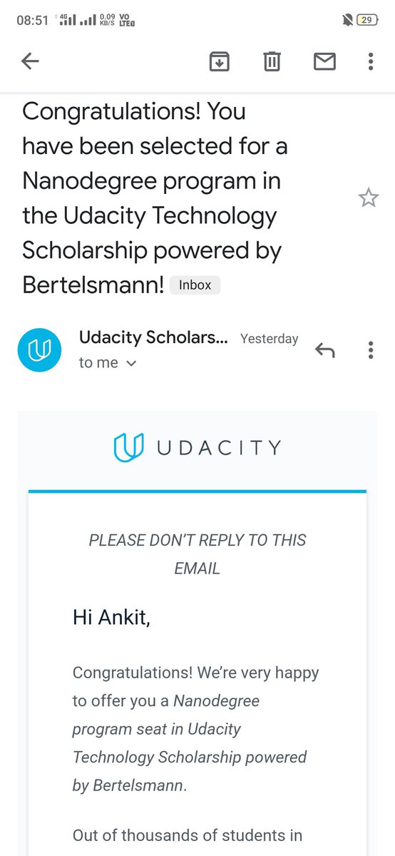 ankitverma0306's tweet photo. No Morning Wishes can be better than this of selecting in Phase 2 of Cloud DevOps Nanodegree . Can't wait to dive into this amazing journey of 6 months😍. Thanks to @udacity @Bertelsmann_com for giving me this another opportunity 😘#50‍00‍0cha‍nces #PoweredByBertelsmann https://t.co/EqBxR1gMal