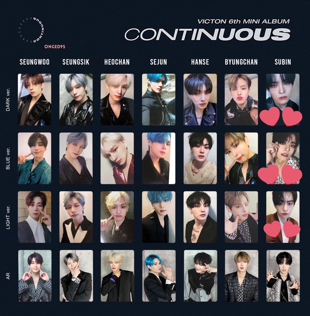 チャン チャニ トレカセット victon victon チャン チャニ トレカセット
