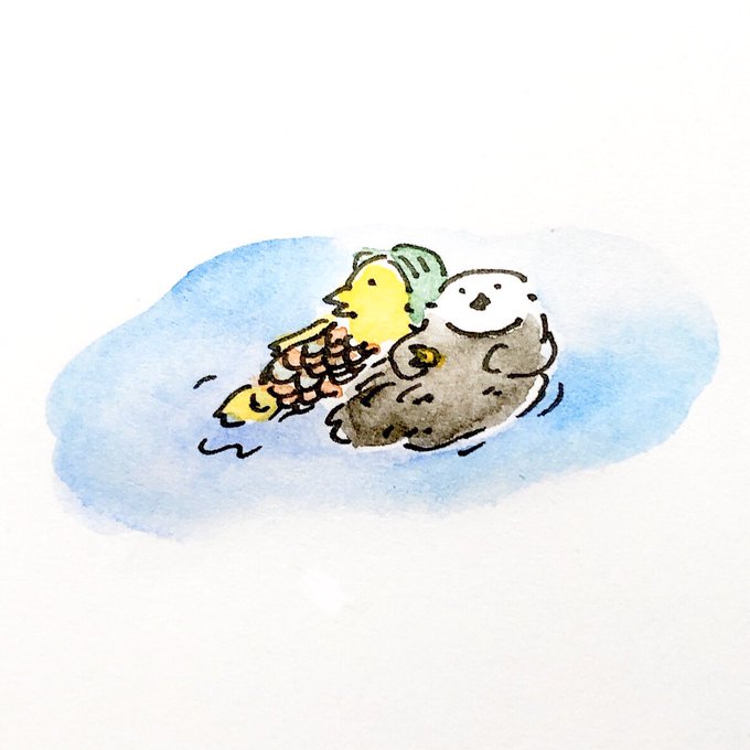 話題のあの方と
#アマビエ 