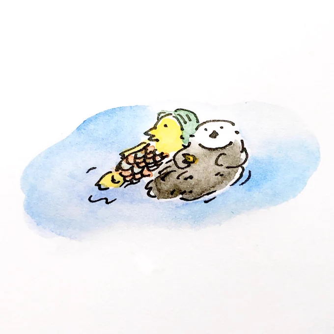 話題のあの方と
#アマビエ 