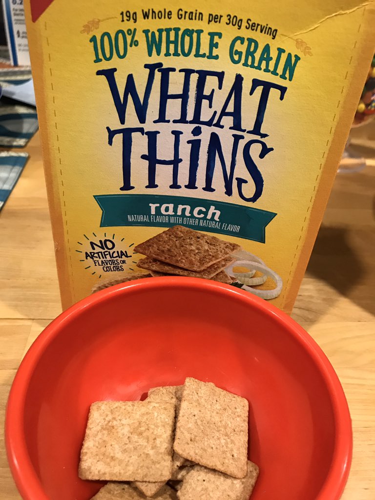 stephencoppedge's tweet photo. Hey @WheatThins and @nabisco, this is the moment I discovered there was no ranch flavoring on the ranch wheat thins I had purchased. I was really looking forward to these too! I haven’t had them in years. Still haven’t I guess. Fail! https://t.co/niQ76fI14d