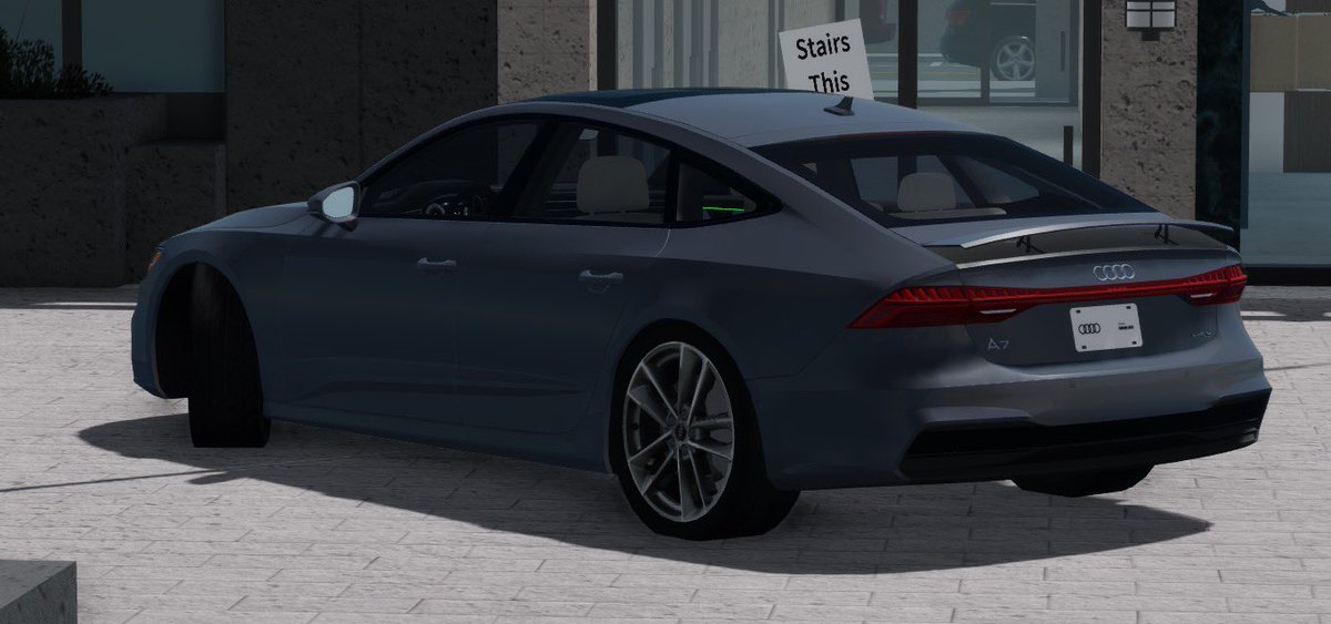 Style ambassador on patrol.
The brand new Audi A7