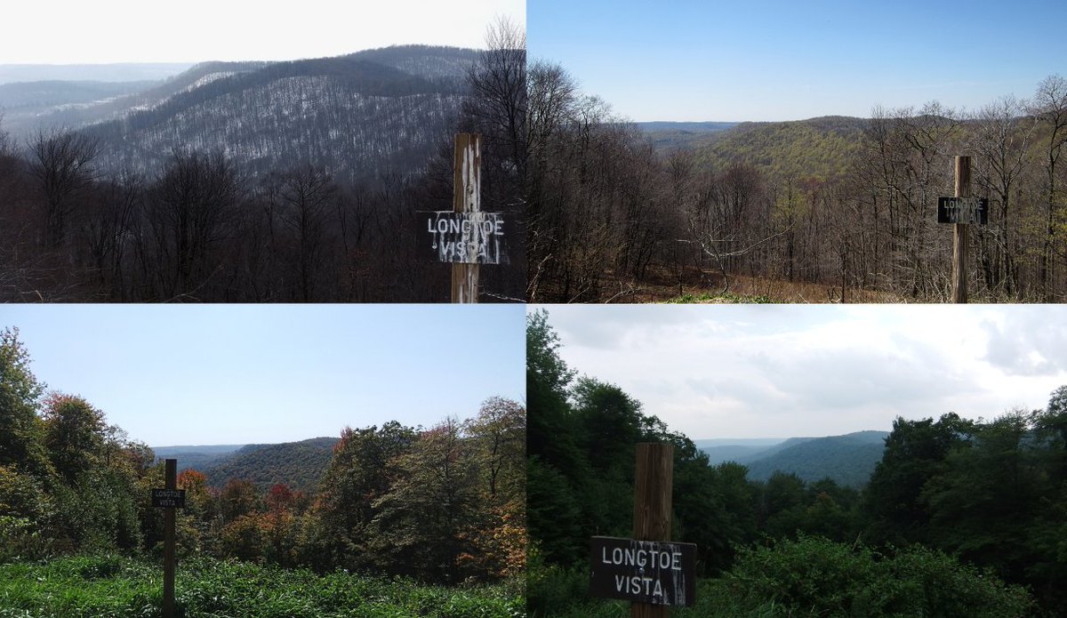 It's Wednesday here now, so AM picture for the day for the late night and Asia-Pacific friends: A compilation of shots from the same overlook near Cherry Springs State Park, Pennsylvania taken between 2010-2012