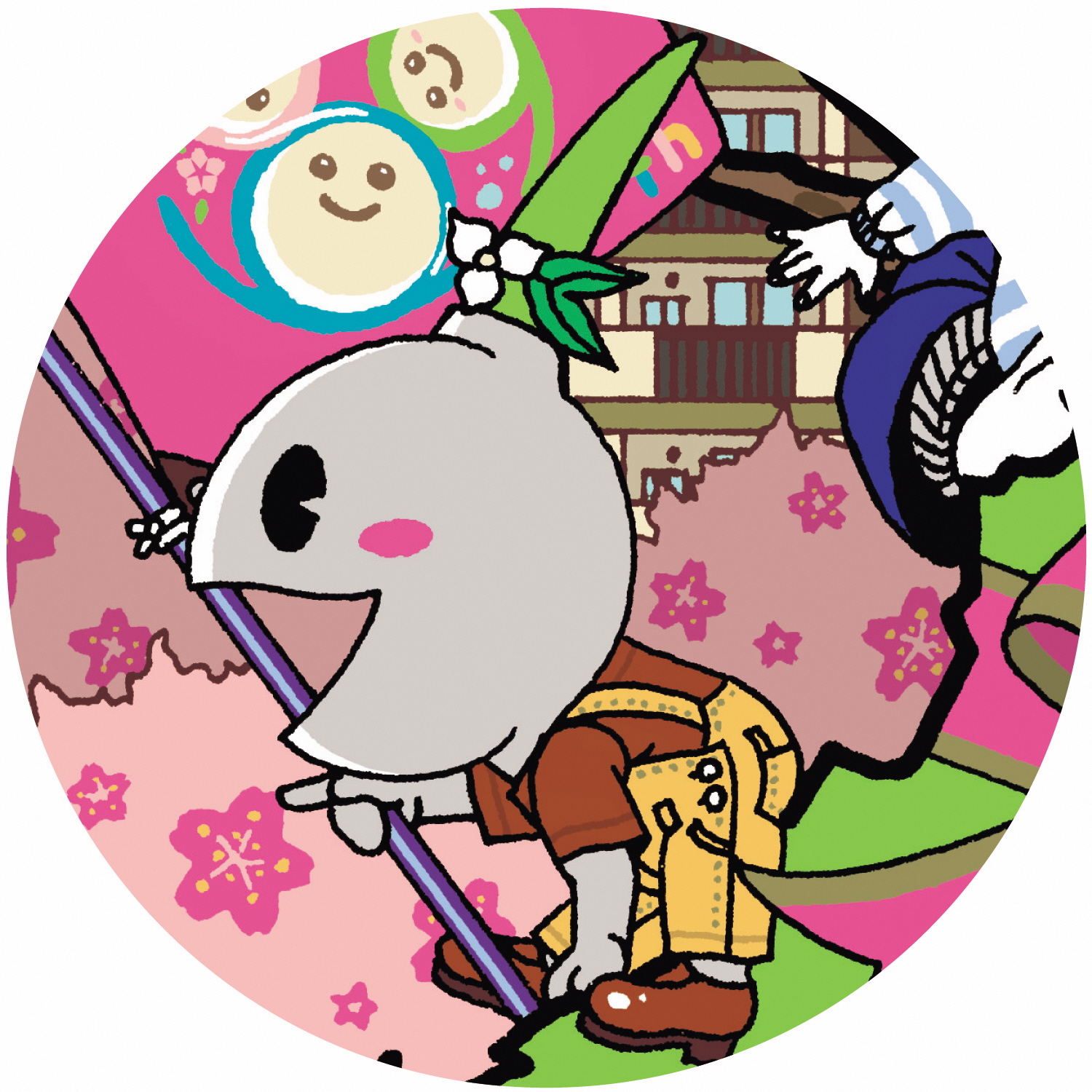 すいたん Twitter पर 見て見て とある有名なイラストレーターさんに描いてもらったイラストの一部なんだ ｶﾜｲｲﾃﾞｼｮ 同じイラストの中に吹田の人たちやモチーフがたくさん出てくるんだけど 誰に描いてもらったか分かる ꇴ T Co