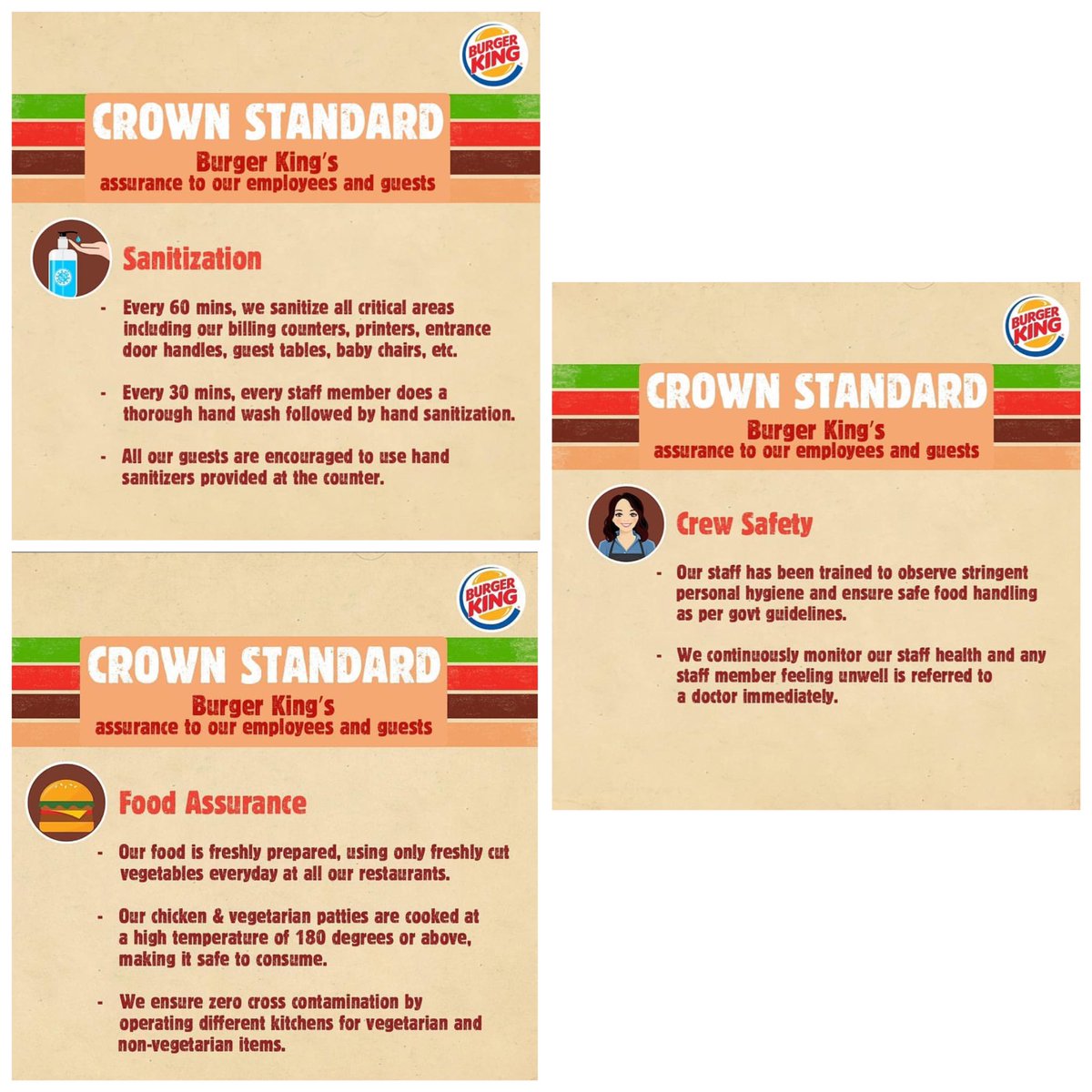 INTERFACE_SIMSR's tweet photo. Fast food companies caring for your health?
You read it right.
Look, how these fast food companies ensure hygiene so you can have tasty food while in quarantine. #gocorona #coronago #gokaruna #covid19 #simsr #interface https://t.co/DCLLdUbwAL