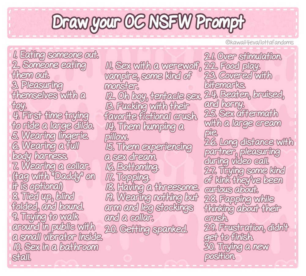 Lottasnonos On Twitter Here It Is Basically Just Use A Random Number Generator Or Have Your Followers Pick One For You Along With The Oc Of Choice Have Fun Nsfw Artprompt Nsfwartprompt,Line Art Pencil Drawing Father Daughter