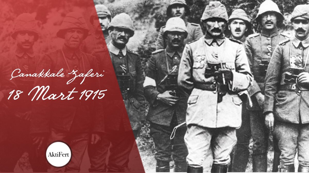 Çanakkale'yi geçilmez kılan Büyük Önderimiz Mustafa Kemal Atatürk ve kahraman silah arkadaşlarını saygı, minnet ve rahmetle anıyoruz.

#ÇanakkaleGeçilmez #18mart #ÇanakkaleZaferi